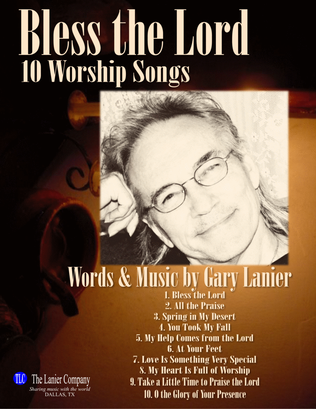 Book cover for BLESS THE LORD, WORSHIP COLLECTION, 10 Lead Sheets for Worship &/or Soloists (Mel., Lyrics & Chords)