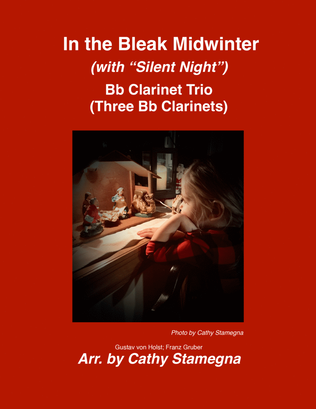 Book cover for In the Bleak Midwinter (with “Silent Night”) Bb Clarinet Trio (Three Bb Clarinets)