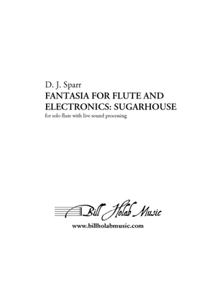 Book cover for Fantasia for Flute and Electronics: Sugarhouse