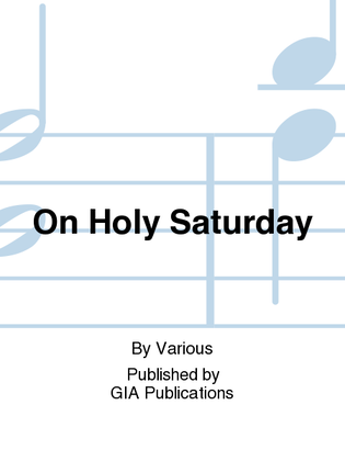 Book cover for On Holy Saturday