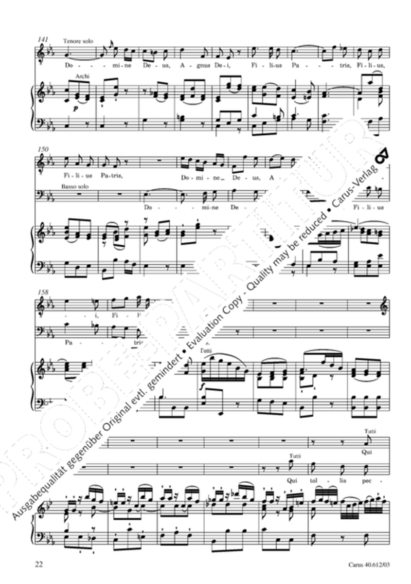 Harmoniemesse in B by Franz Joseph Haydn 4-Part - Sheet Music