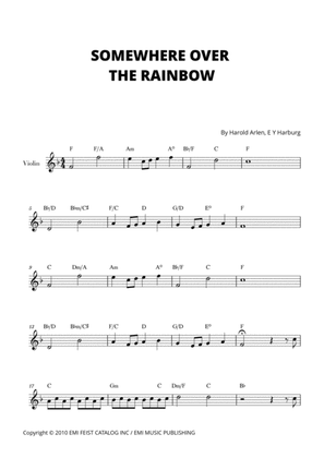 Book cover for Over The Rainbow