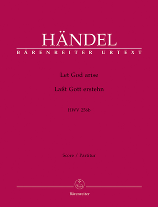 Book cover for Let God arise / Lasst Gott erstehen HWV 256b