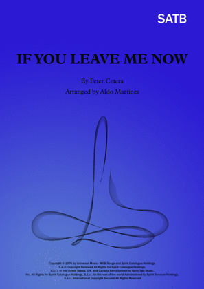 If You Leave Me Now