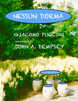 Book cover for Nessun Dorma (Tenor Sax and Piano)