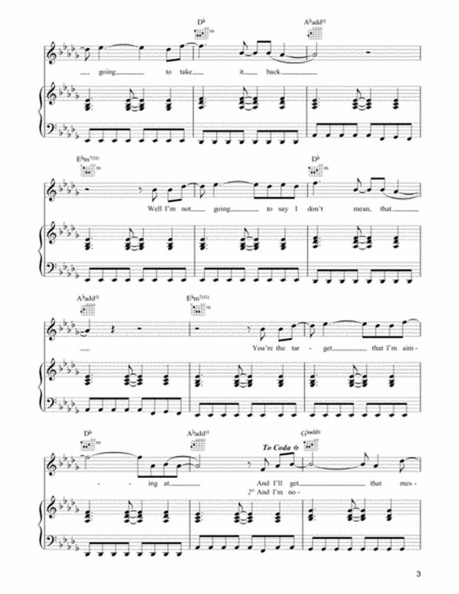 A Message by Coldplay Piano, Vocal, Guitar - Digital Sheet Music