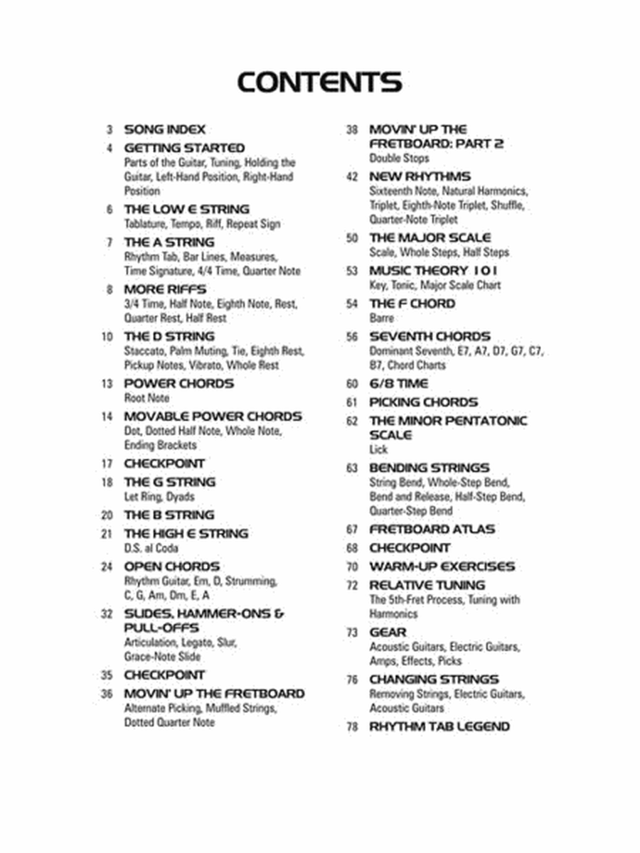 Hal Leonard Guitar Tab Method – Books 1 & 2 Combo Edition image number null