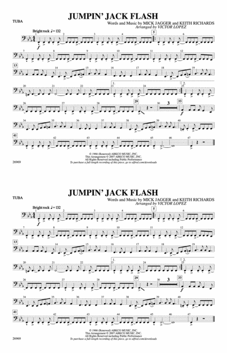 Jumpin' Jack Flash: Tuba