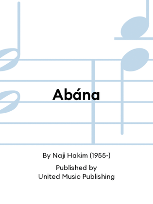 Book cover for Abána