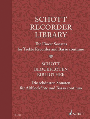 Book cover for Schott Recorder Library