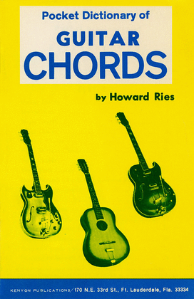 Book cover for Pocket Dictionary of Guitar Chords
