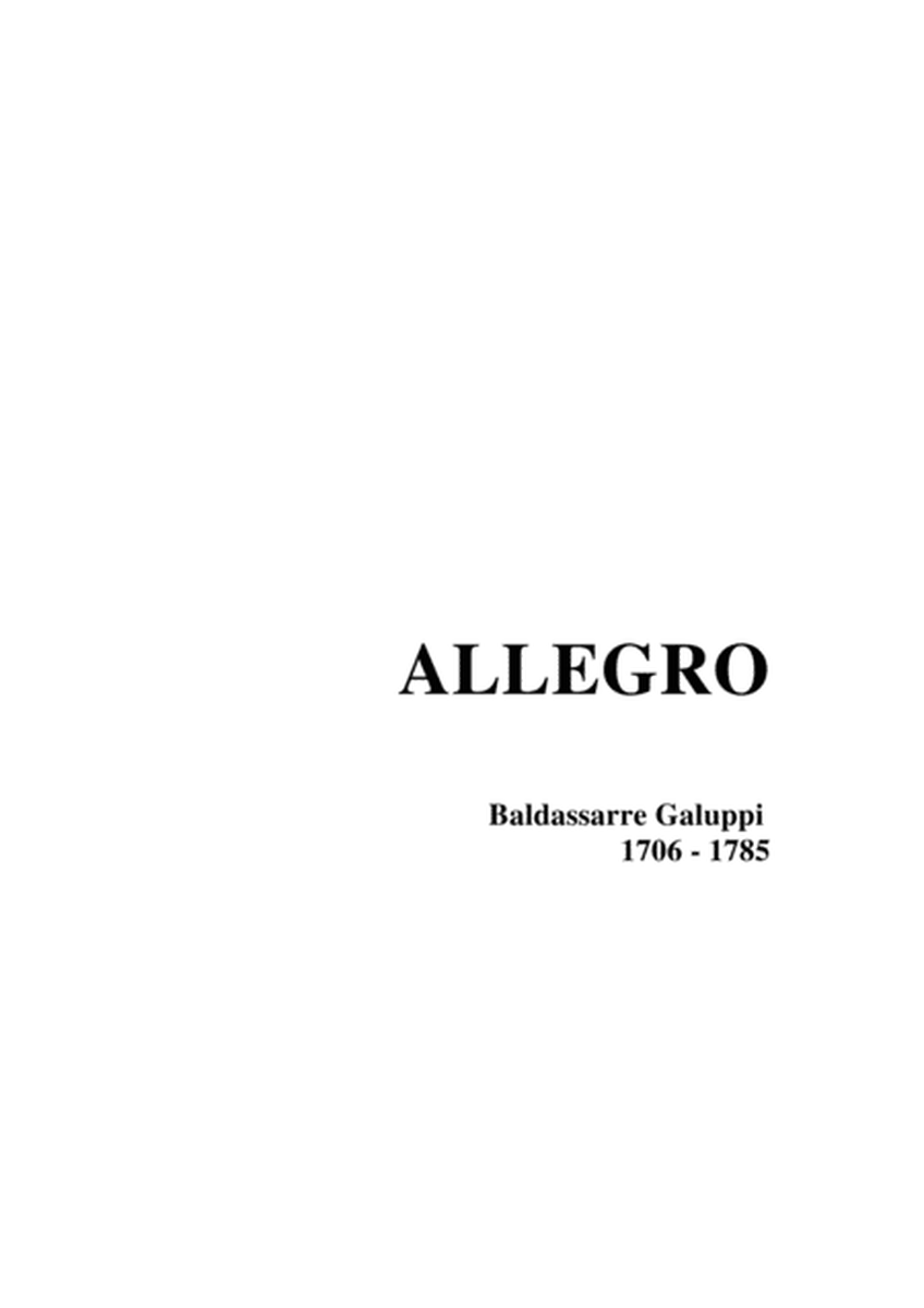 ALLEGRO - Baldassarre Galuppi (1706 - 1785) image number null
