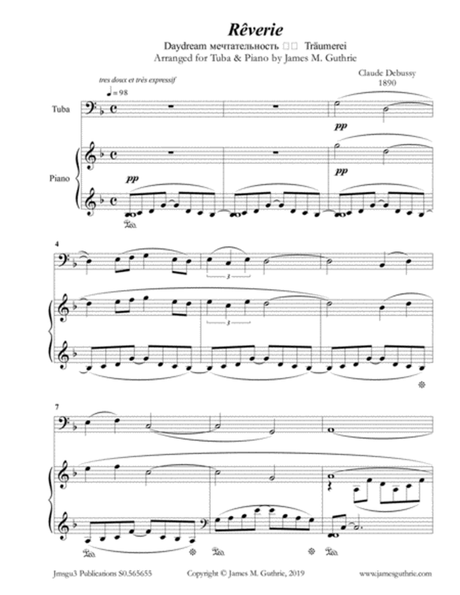 Debussy: Reverie for Tuba & Piano image number null