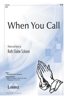 Book cover for When You Call