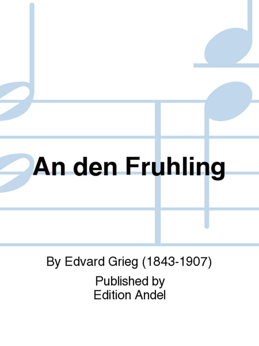 An den Fruhling