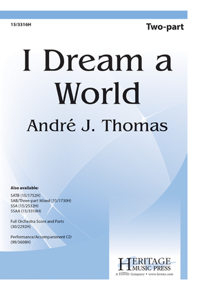 Book cover for I Dream a World