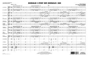 Book cover for Should I Stay Or Should I Go - Conductor Score (Full Score)