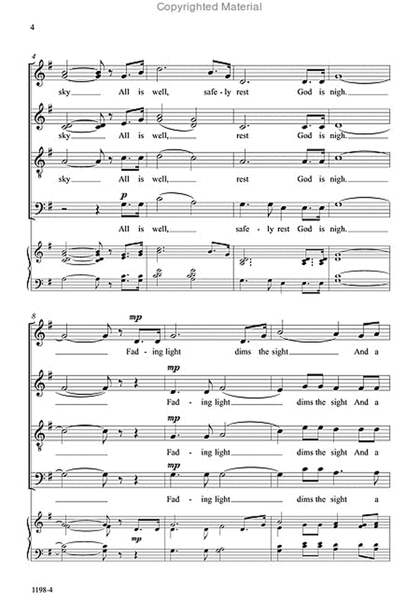 God is Nigh - SATB divisi Octavo image number null