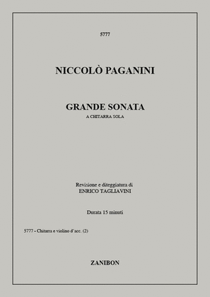 Book cover for Grande Sonata A Chitarra Sola