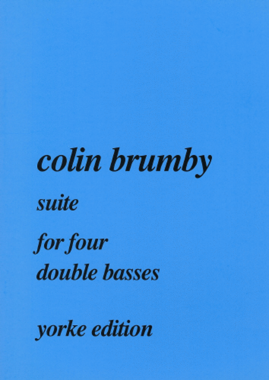 Suite for four double basses (1975)