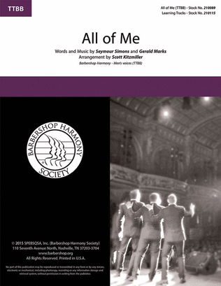 Book cover for All of Me