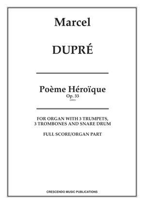 Book cover for Poeme Heroique, Op. 33