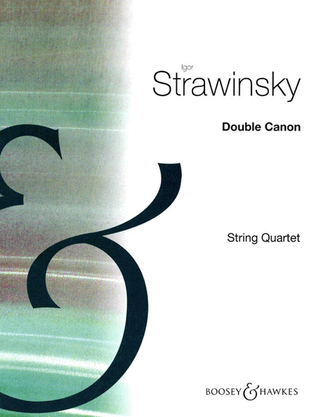 Book cover for Double Canon for String Quartet