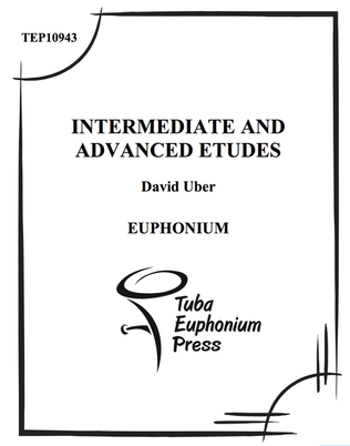 Book cover for Intermediate-Advanced Etudes