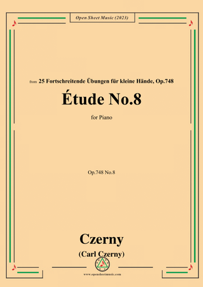 C. Czerny-Exercise No.8,Op.748 No.8