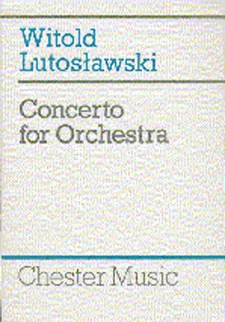 Concerto For Orchestra (Study Score)