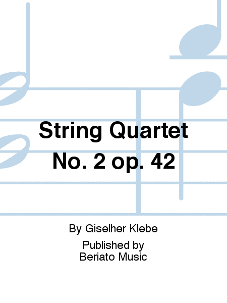 String Quartet No. 2 op. 42