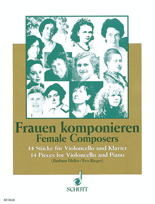Book cover for Female Composers: 14 Pieces Vc/pf