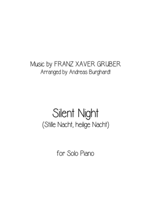 Silent night, holy night (Christmas Piano Solo