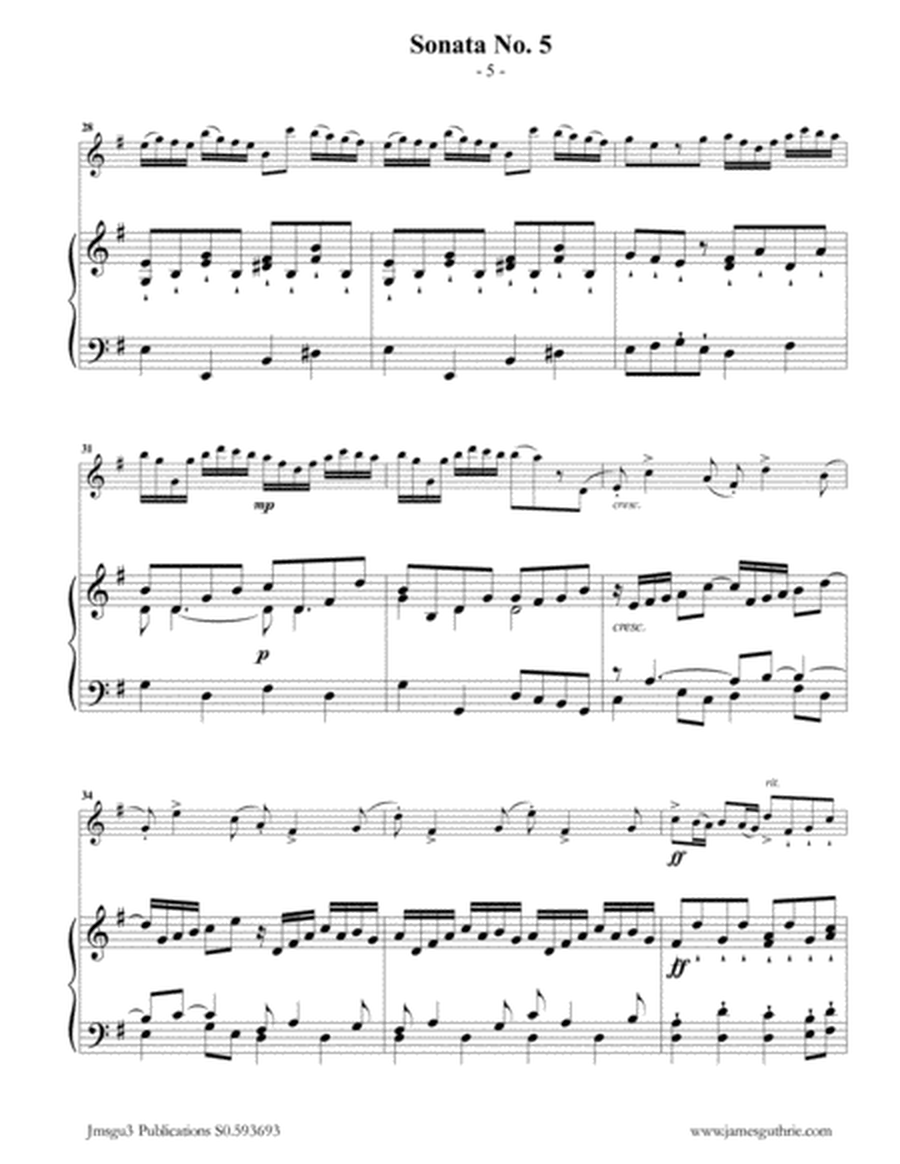 Vivaldi: Sonata No. 5 for Bass Flute & Piano image number null