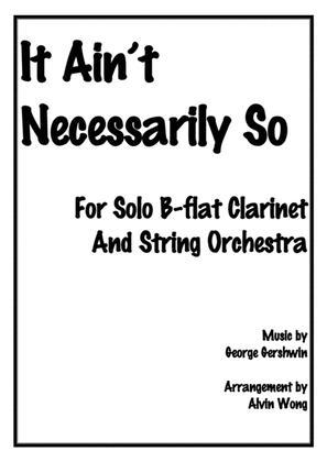 Book cover for It Ain't Necessarily So from PORGY AND BESS