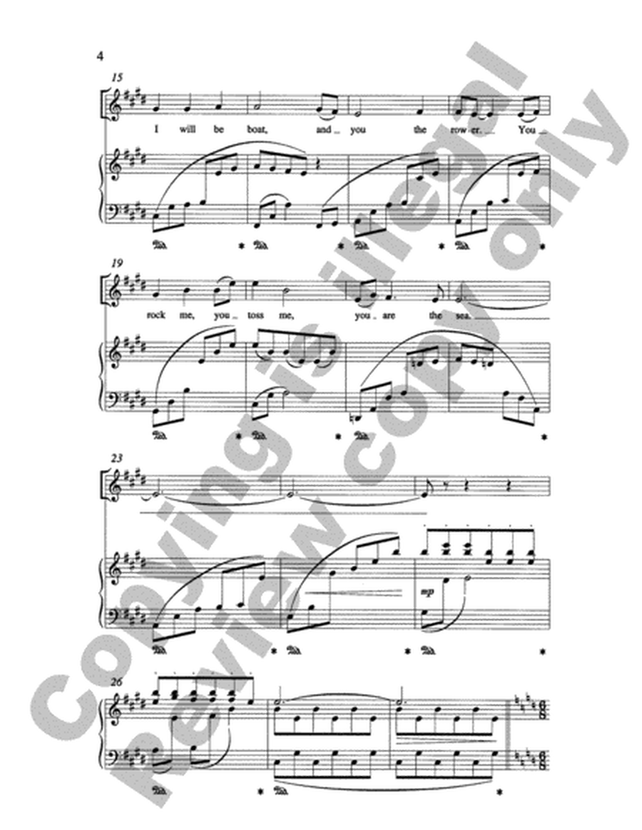 Songs for Women's Voices: 6. I Will Be Earth (Choral Score) image number null