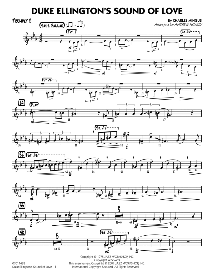 Duke Ellington's Sound of Love - Trumpet 2