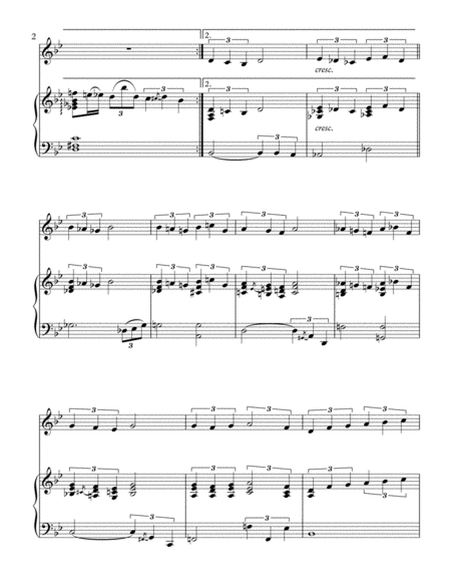 "Bachelor's Fantasy"-Piano Background for Alto Sax and Piano-Video image number null