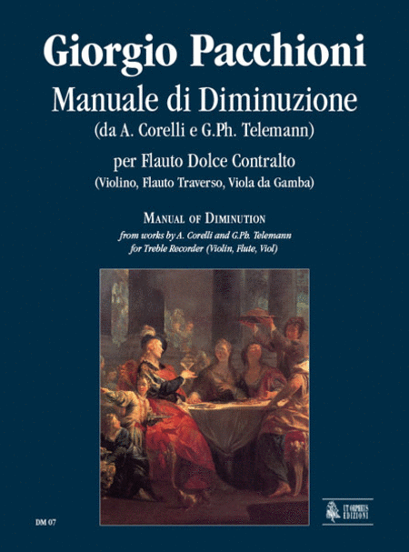 Manuale di Diminuzione from works by A. Corelli and G. Ph. Telemann