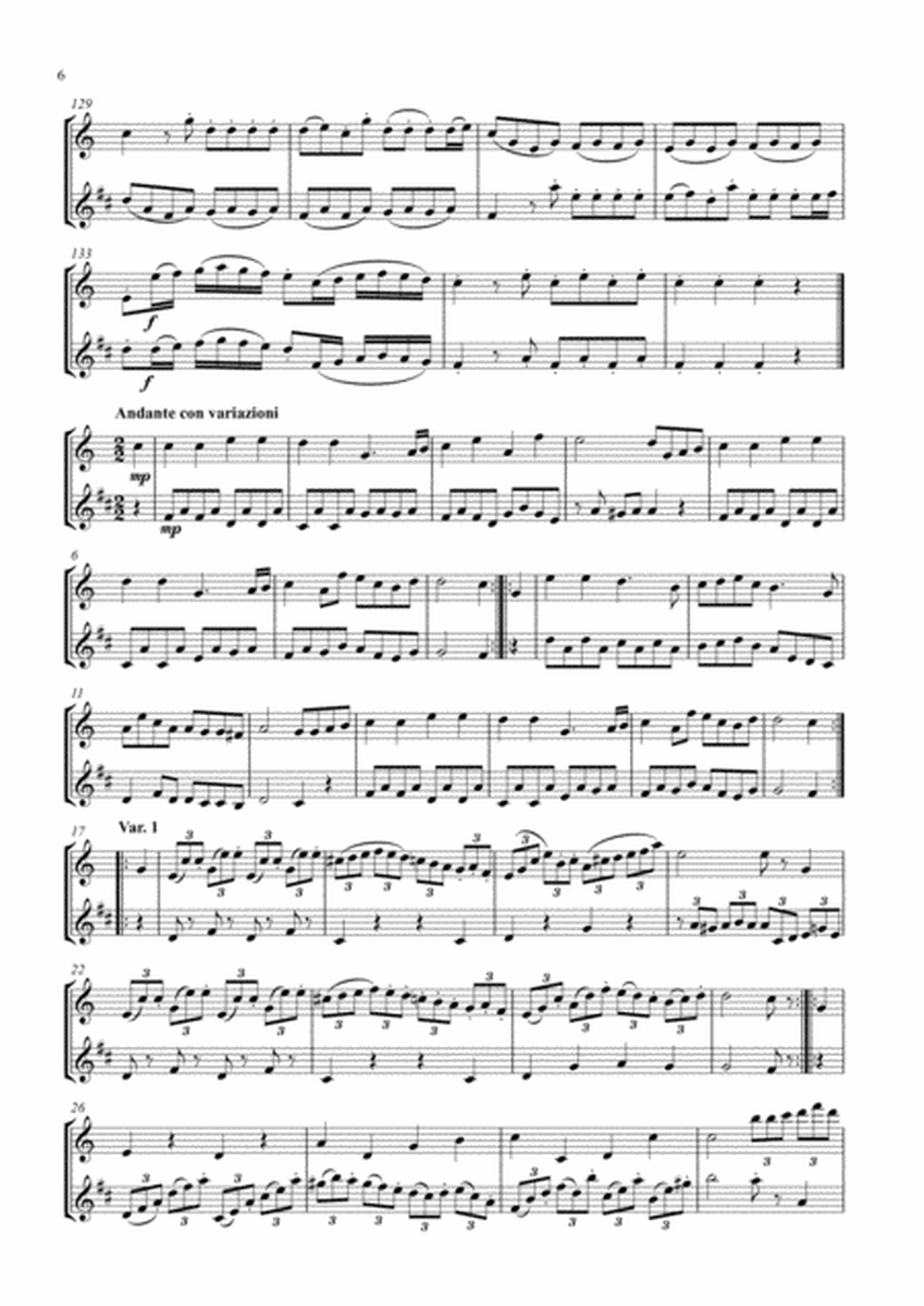 Pleyel Duo No. 2 arr. flute and clarinet image number null