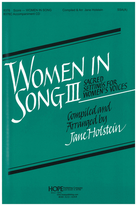 Book cover for Women in Song 3