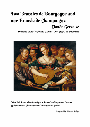 Two Bransles de Bourgogne and one Bransle de Champaigne - Claude Gervaise - 1556/1555