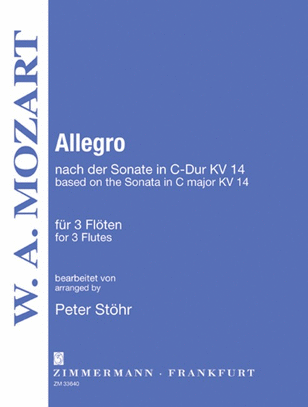Allegro based on the sonata C major KV 14