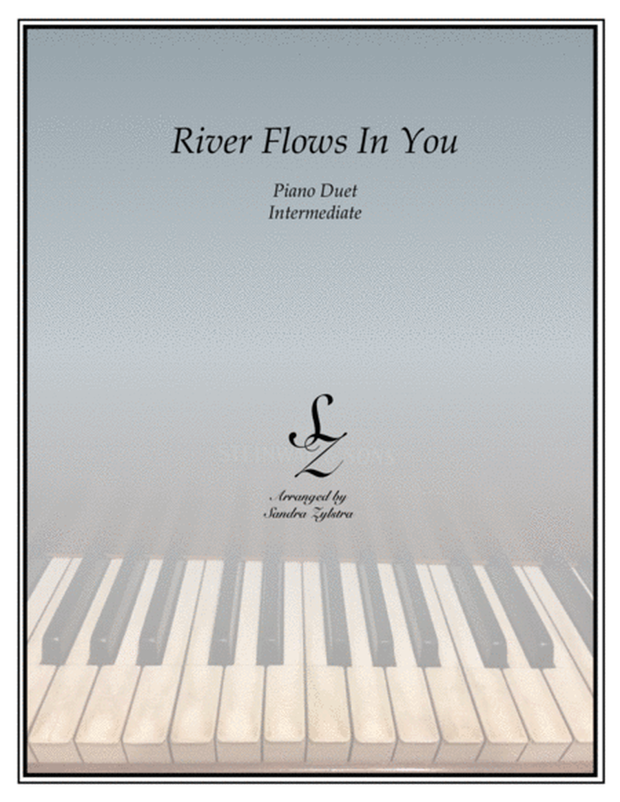 River Flows In You (1 piano, 4 hand duet) Key of Em image number null