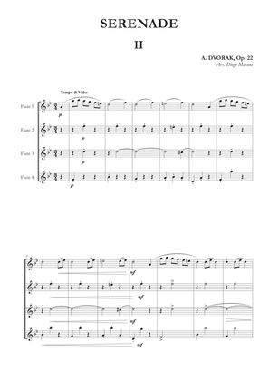 Book cover for Waltz from Serenade Op. 22 for Flute Quartet