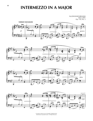 Book cover for Intermezzo In A Major, Op. 118, No. 2