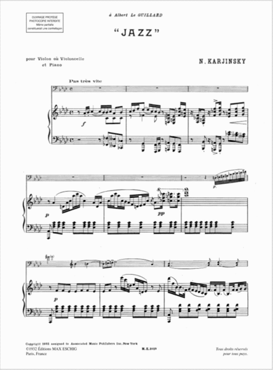 Jazz Violon-Piano
