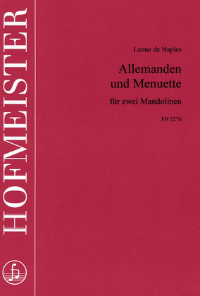 Book cover for Allemanden und Menuette