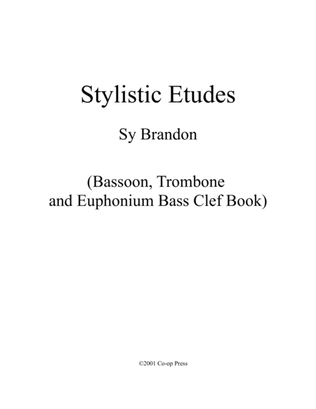 Book cover for Stylistic Etudes for Bassoon, Trombone, or Euphonium