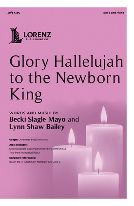 Book cover for Glory Hallelujah To the Newborn King